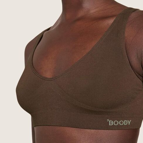 Boody Body EcoWear Women's Padded Shaper Bra, Wireless, Seamless Stretch, Soft Breathable, Viscose Made from Bamboo in Kuwait