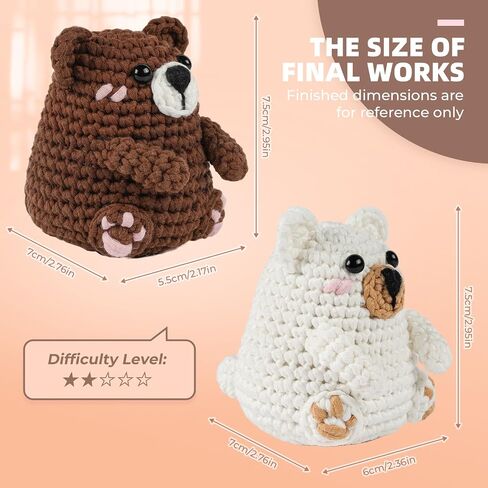 مجموعة Morejtt Halloween Crochet Kit للمبتدئين ، مجموعات الحيوانات الكروشيه ، مجموعة الكروشيه للمبتدئين ، تعلم الكروشيه مع دروس الفيديو خطوة بخطوة ، ومجموعات الكروشيه المبتدئين للبالغين (Bat Pumpkin+Ghost) in Kuwait