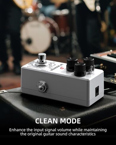 LEKATO Looper Guitar Pedal Drum Machine, 2 in 1 Drum Looper Pedal, 6 Min Loop Time, 8 Drum Grooves, Real Drum Samples with Tap Tempo, Unlimited Overdubs Undo/Redo, Support Import/Export in Saudi Arabia
