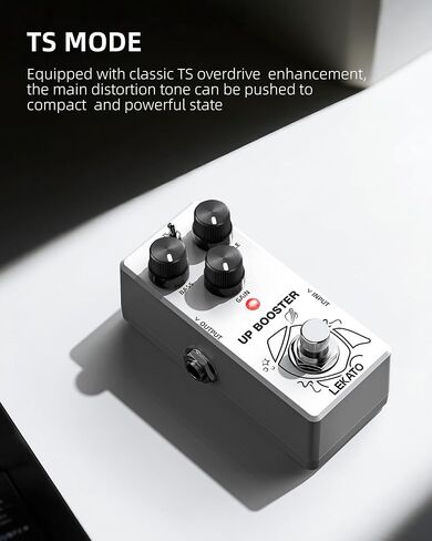 LEKATO Looper Guitar Pedal Drum Machine, 2 in 1 Drum Looper Pedal, 6 Min Loop Time, 8 Drum Grooves, Real Drum Samples with Tap Tempo, Unlimited Overdubs Undo/Redo, Support Import/Export in Saudi Arabia
