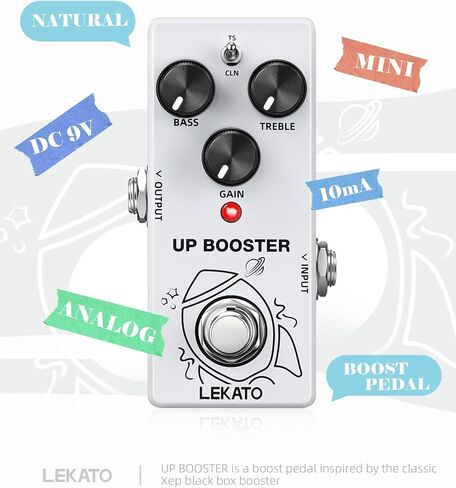 LEKATO Looper Guitar Pedal Drum Machine, 2 in 1 Drum Looper Pedal, 6 Min Loop Time, 8 Drum Grooves, Real Drum Samples with Tap Tempo, Unlimited Overdubs Undo/Redo, Support Import/Export in Saudi Arabia