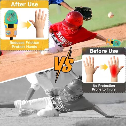 Sliding Mitt for Baseball and Softball – Hand Protection for Runners – Ambidextrous Design, Comfortable & Secure Fit for Kids, Youth and Adults in Saudi Arabia
