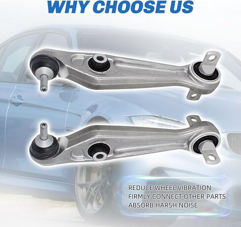 Suspension Control Arm Kit 8 Pcs Compatible With 2012-2023 Tesla Model S, Upper and Lower Control Arm Forward & Rearward, Sway Bar Link in Kuwait