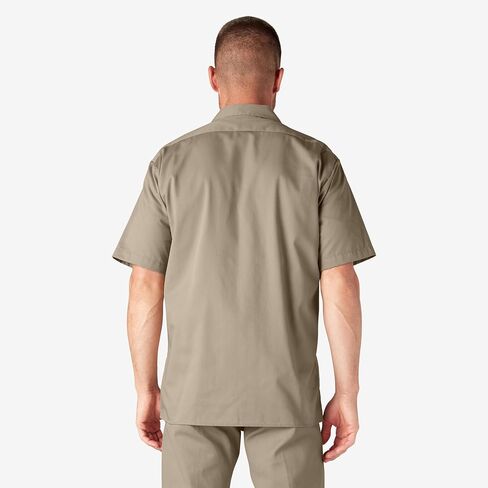 Dickies Short Sleeve Work Shirt, Desert Sand, XL in Saudi Arabia