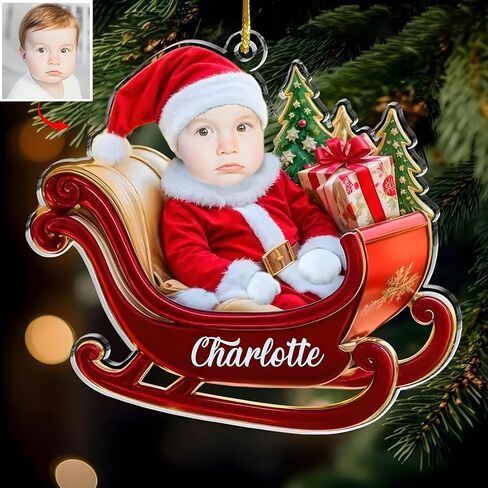Personalized Baseball Uniform Ornament, Custom Name Acrylic Baseball Christmas Ornament, Personalized Sports Keepsake for Baseballs Fans, Player Gift in Saudi Arabia
