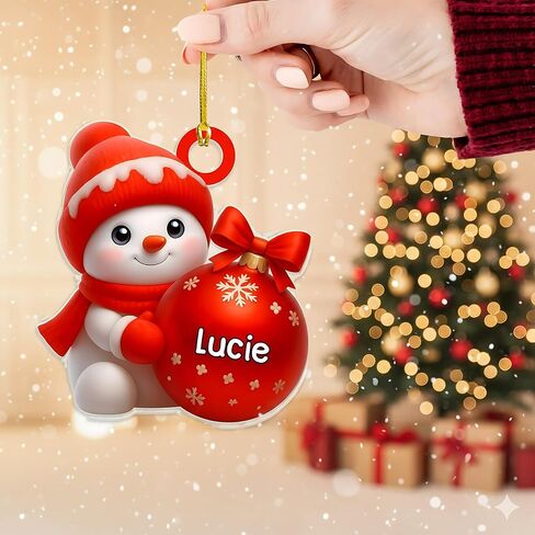 Personalized Baseball Uniform Ornament, Custom Name Acrylic Baseball Christmas Ornament, Personalized Sports Keepsake for Baseballs Fans, Player Gift in Saudi Arabia