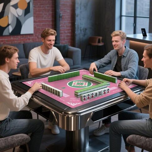 32.5 بوصة حصيرة Mahjong American for Table ، حصيرة ألعاب تقليل الضوضاء مع حقيبة رباطية ، مثالية للألعاب ، ألعاب الورق ، ألعاب البلاط ، والدومينو in Kuwait