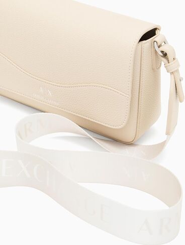 Armani Exchange A | X Wave Crossbody, Black, One Size in Saudi Arabia