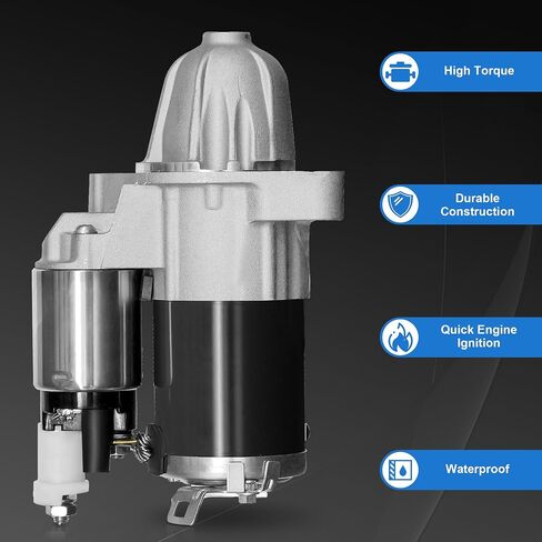 PartsFlow Starter Compatible With 1998-2005 Acura EL 1.7L For 1998-2005 Honda Civic 1.7L 31200-P2e-A51 in Saudi Arabia