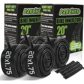 20" Thicker Bike Inner Tube for 20x1.75 20x1.95 20x2.10 20x2.125 Bicycle Tire with 32 mm Schrader Valve - Heavy Duty Bike Tube for Road MTB Cruisers Bikes - Set of 2 in Saudi Arabia