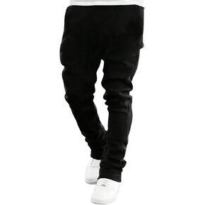 GORGLITTER Men's Letter Graphic Drawstring Waist Pants Slant Pocket Cool Sweatpants in Saudi Arabia