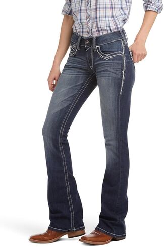 حذاء ARIAT النسائي R.e.a.l. جينز متوسط ​​الارتفاع ومطاط ومتشابك in Saudi Arabia
