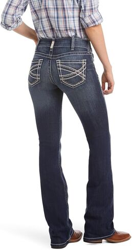 حذاء ARIAT النسائي R.e.a.l. جينز متوسط ​​الارتفاع ومطاط ومتشابك in Saudi Arabia