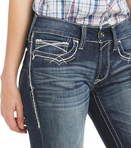 حذاء ARIAT النسائي R.e.a.l. جينز متوسط ​​الارتفاع ومطاط ومتشابك in Saudi Arabia