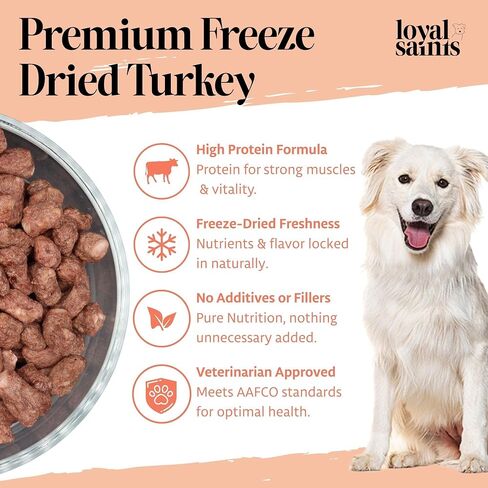 Freeze Dried Raw Dog Food - Premium Beef Flavor with High Protein and Grain Free Dog Food for Small or Large Breeds and Picky Eaters - Versatile as Meal Topper, Snack, and Treats, 5 Oz in Saudi Arabia