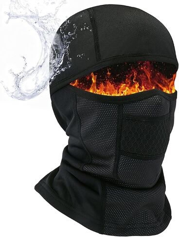 Balaclava Ski Mask Winter Thermal Face Cover for Men Women Windproof Neck Warmer for Hiking Sports Skiing Bike in Kuwait