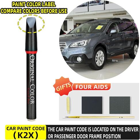 Carhoo K1X كريستال أبيض لؤلؤي متوافق مع قلم طلاء Subaru Exact Match Touch Up in Kuwait