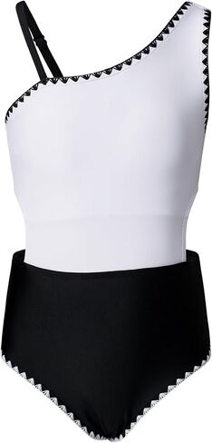blibean Teen Girls Swimsuits One Piece Bathing Suit with Chest Pads Size 6-15 Years in Saudi Arabia
