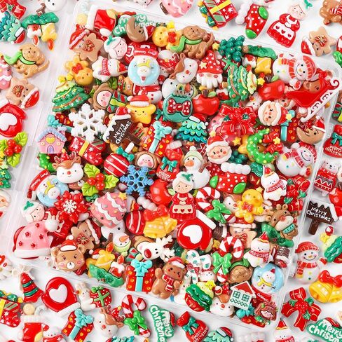 60PCS Cute Slime Charms Mixed Flatback Resin Charms Set,60 Styles Cartoon Charms Decorations for DIY Craft Phone Cases Nails Scrapbooking in Saudi Arabia