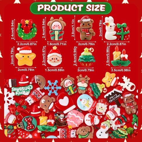 60PCS Cute Slime Charms Mixed Flatback Resin Charms Set,60 Styles Cartoon Charms Decorations for DIY Craft Phone Cases Nails Scrapbooking in Saudi Arabia