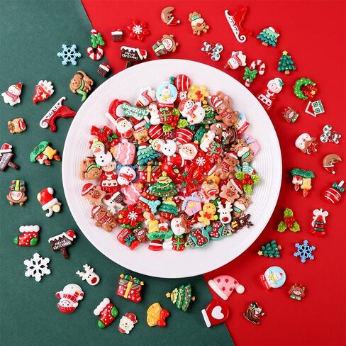 60PCS Cute Slime Charms Mixed Flatback Resin Charms Set,60 Styles Cartoon Charms Decorations for DIY Craft Phone Cases Nails Scrapbooking in Saudi Arabia