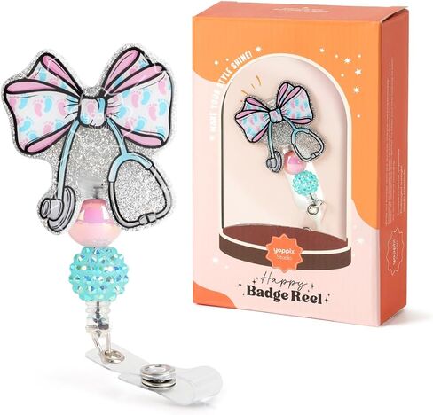 بكرة شارة الهالوين ، Gumpkin Ghost Sparkly Glitter Benlable Cenlable للممرضات RN in Kuwait
