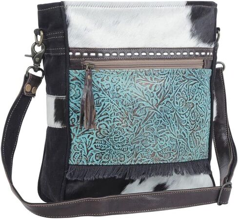 Myra Bag Sea Grass Canvas & Hairon Bag S-4739 in Saudi Arabia