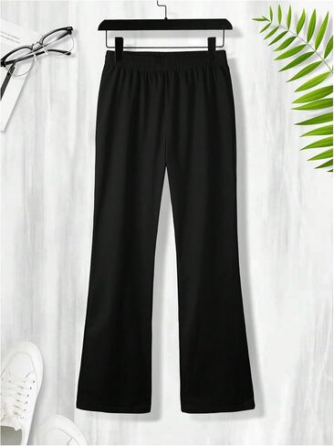 GORGLITTER Men's Letter Graphic Drawstring Waist Pants Slant Pocket Cool Sweatpants in Kuwait