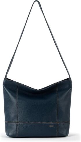 The Sak De Young Hobo Bag In Leather, Single Shoulder Strap, Scarlet in Saudi Arabia
