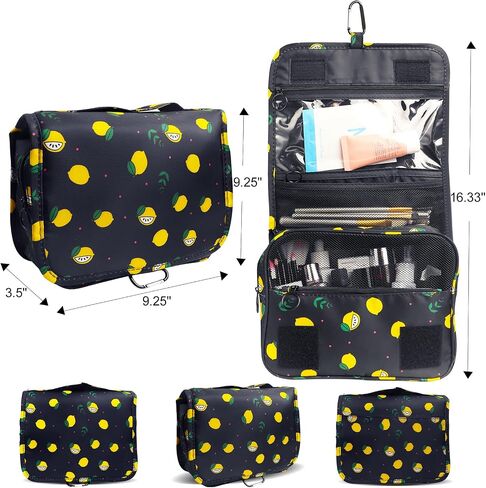 LAKIBOLE Toiletry Bag Multifunction Cosmetic Bag Portable Makeup Pouch Waterproof Travel Hanging Organizer Bag for Women Girls in Saudi Arabia
