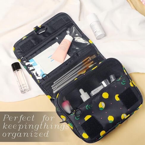 LAKIBOLE Toiletry Bag Multifunction Cosmetic Bag Portable Makeup Pouch Waterproof Travel Hanging Organizer Bag for Women Girls in Saudi Arabia