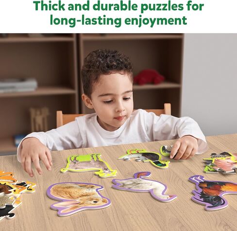 Skillmatics Step by Step Puzzles - 40 Piece Jigsaw & Toddler Puzzles, Montessori Educational Toy for Boys & Girls, Fruits and Vegetables, Travel Friendly, Gifts for Kids Ages 3, 4, 5 and Up in Saudi Arabia