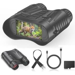 Night Vision Binoculars for Adults, 4K HD Night Vision Goggles with Video Recording, for Men, Boys, Father's Day, Christmas for Outdoor Night Adventure, Wildlife Watching in Saudi Arabia