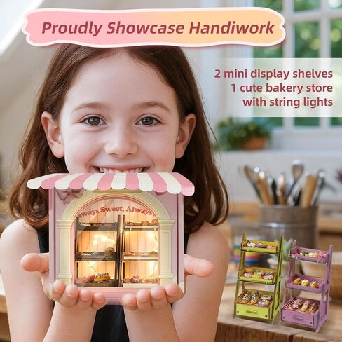 Iland لطيف الحرف اليدوية للمراهقين للنساء الكبار من AIR AIR DRY CLAY ART MINI FOOD ، نمذجة طين الطين من أجل المرح تاريخ Nigh in Kuwait