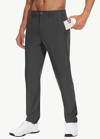 JWM Men's Golf Dress Pant Stretch - 30" Work Business Casual Comfy Trousers Slacks Quick Dry Lightweight with 5 Pockets in Kuwait