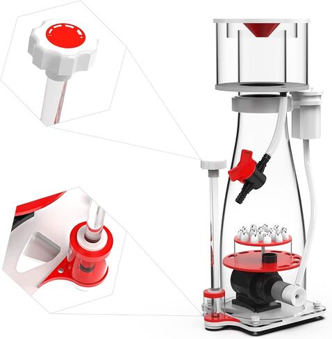 Magtool Aquarium in-Usump DC Protein Skimmer ، مع مضخة DC Pinwheel التي يمكن التحكم فيها لخزان الشعاب المرجانية ما يصل إلى 50 إلى 100 جرام (N100 Plus) in Kuwait