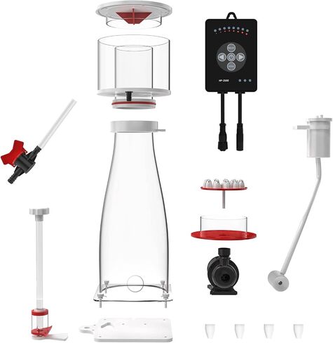 Magtool Aquarium in-Usump DC Protein Skimmer ، مع مضخة DC Pinwheel التي يمكن التحكم فيها لخزان الشعاب المرجانية ما يصل إلى 50 إلى 100 جرام (N100 Plus) in Kuwait