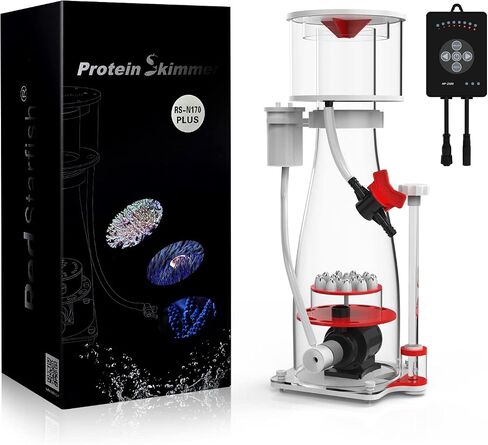 Magtool Aquarium in-Usump DC Protein Skimmer ، مع مضخة DC Pinwheel التي يمكن التحكم فيها لخزان الشعاب المرجانية ما يصل إلى 50 إلى 100 جرام (N100 Plus) in Kuwait