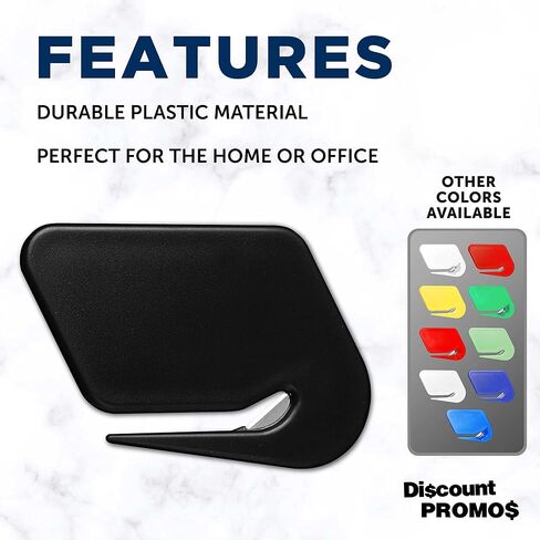 Custom Translucent Plastic Letter Openers Set of 50, Personalized Bulk Pack - Perfect for Home or Office - TBlue in Saudi Arabia