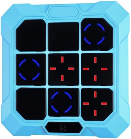 لعبة TIC TAC Toe ، 6 في 1 TIC TIC TIC مع كتم الصوت وإعادة الشحن - لعبة لوحة السفر المحمولة للأطفال الذين تتراوح أعمارهم in Kuwait