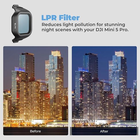 مرشحات Freewell Bright Day 6-Pack ND/PL لـ DJI Mini 5 Pro - ND8/PL، ND16/PL، ND32/PL، ND64/PL، ND128/PL & ND256/PL - مرشحات مستقطبة للتحكم في التعرض وتقليل الوهج in Saudi Arabia