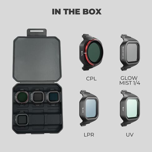 مرشحات Freewell Bright Day 6-Pack ND/PL لـ DJI Mini 5 Pro - ND8/PL، ND16/PL، ND32/PL، ND64/PL، ND128/PL & ND256/PL - مرشحات مستقطبة للتحكم في التعرض وتقليل الوهج in Saudi Arabia