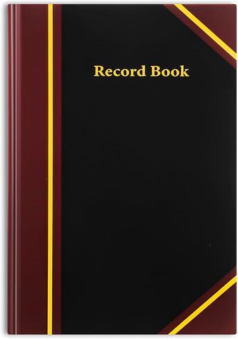 Jetec Black Ledger Books for Bookkeeping 11.4 × 7.5 بوصة محاسبة دفتر محاسبة لتتبع الأموال والمصروفات in Saudi Arabia