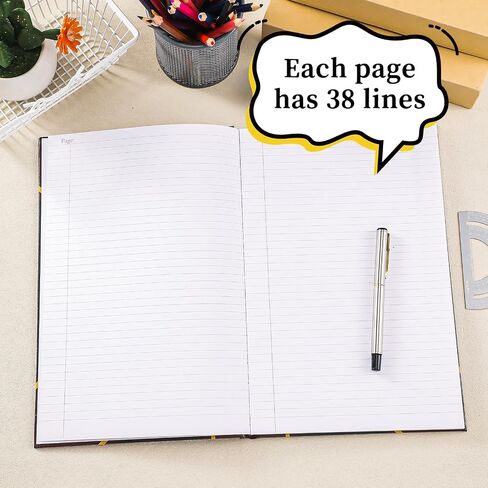 Jetec Black Ledger Books for Bookkeeping 11.4 × 7.5 بوصة محاسبة دفتر محاسبة لتتبع الأموال والمصروفات in Saudi Arabia