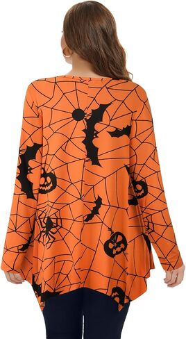 LARACE Womens Long Sleeve Flattering Comfy Tunic Loose Fit Flowy Top in Kuwait