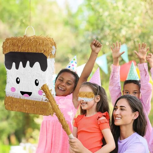 Soulchen Capybara Birthday Party Piñata Capybara Decorations 15.57 x 10.3 x 2.8 Inches Includes Stick Blindfold Confetti Birthday Party Supplies in Saudi Arabia
