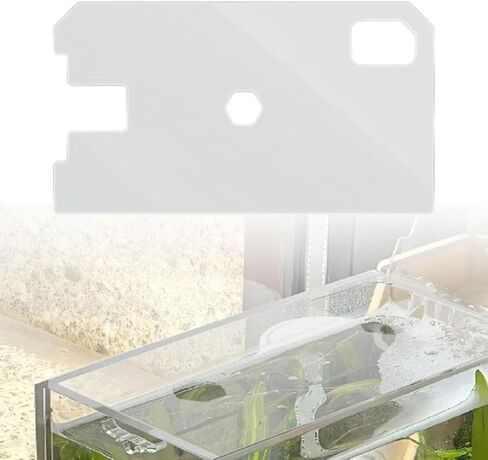 غطاء الخزان مع نافذة تغذية أكريليك أكواريوم مظلة مضاد للقفز قفزة غطاء الدبابات ، 280 × 150 × 4 مم in Kuwait