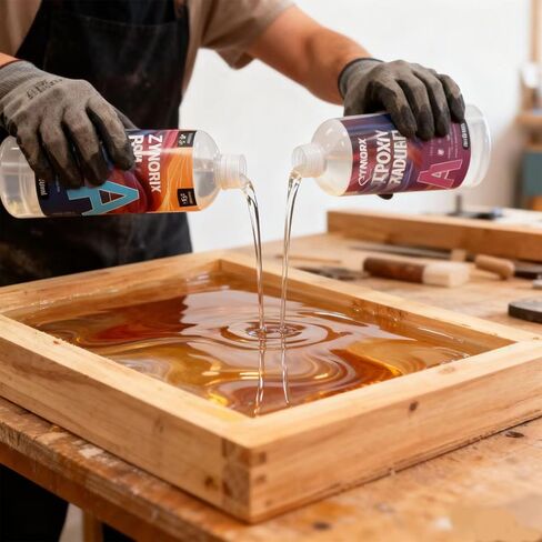 Resin Epoxy 1 Gallon,3×UV Resistant,Self Levefing, Best for DIY, Art, River Table, Wood, Flower, Molds Casting,Crystal Clear Epoxy Resin - for Beginners & Pros in Saudi Arabia