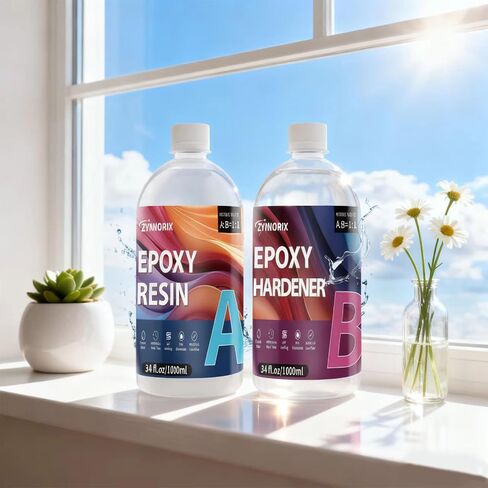 Resin Epoxy 1 Gallon,3×UV Resistant,Self Levefing, Best for DIY, Art, River Table, Wood, Flower, Molds Casting,Crystal Clear Epoxy Resin - for Beginners & Pros in Saudi Arabia