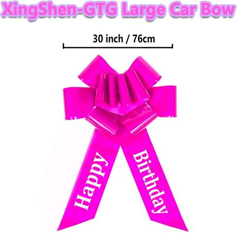 30 "سيارة عملاقة Bow Big Red Car Dows for Hig Gift Wabs ، حفل زفاف ، عيد ميلاد ، عيد الميلاد ، القوس الضخم للزخرفة الحاضر الكبير in Kuwait